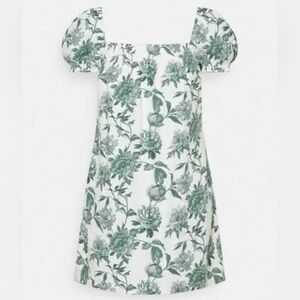 Abercrombie floral dress and matching head scarf